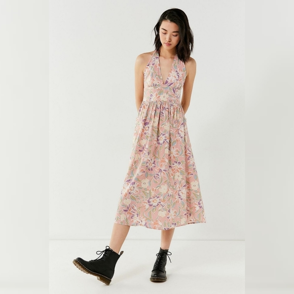Urban Outfitters Dresses & Skirts - URBAN OUTFITTERS Betsey Jezebel Halter Midi Dress